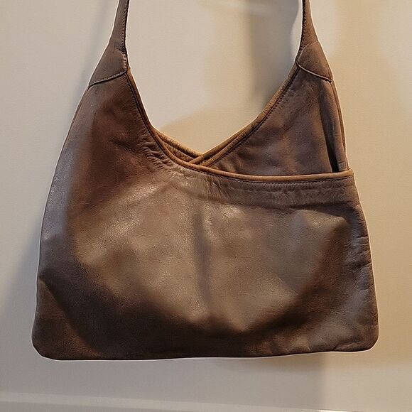 Anthropologie Lily and Lola Crossbody Distressed Leather Bag - Picture 8 of 12